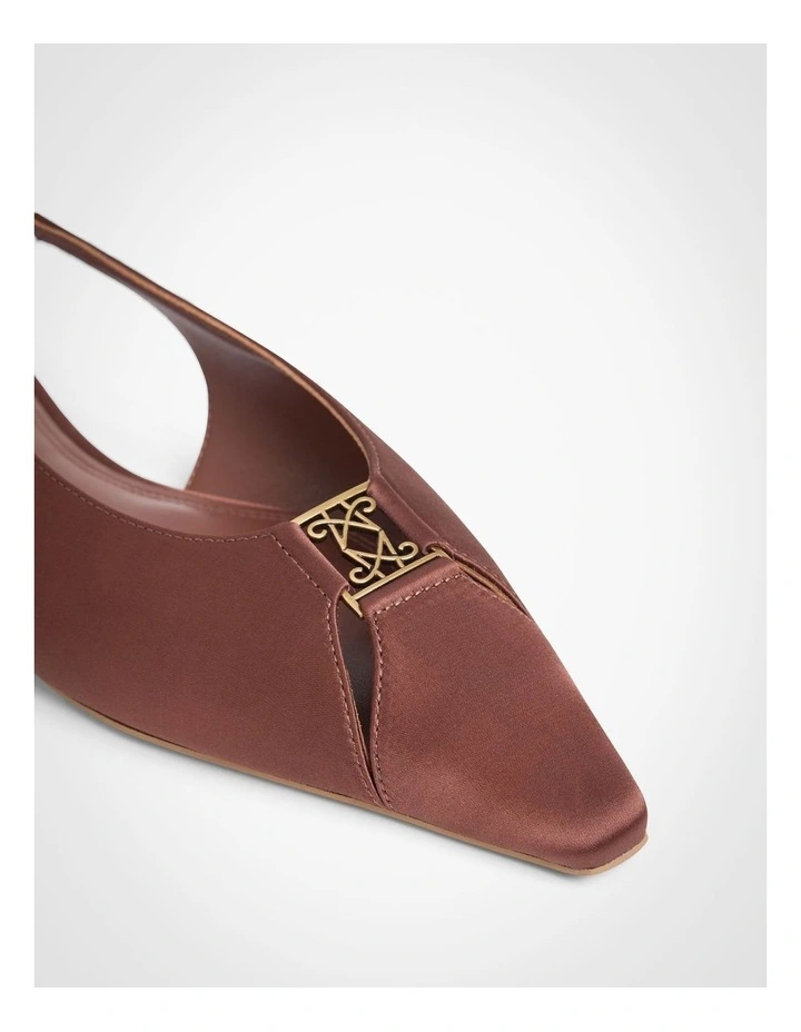 Nikki Flats in Dark Maple Rose image 4