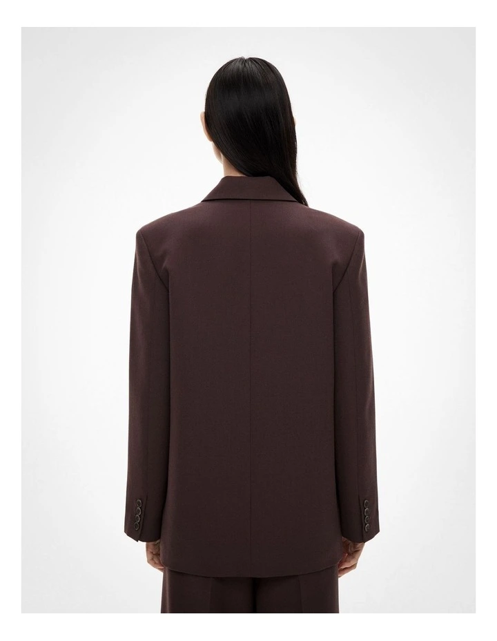 Piped Pocket Blazer in Espresso image 2