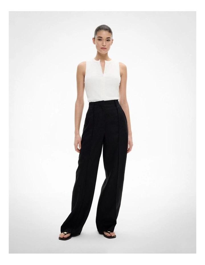 High Rise Pants in Black image 2