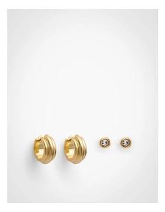 Erica Earring Set in Gold