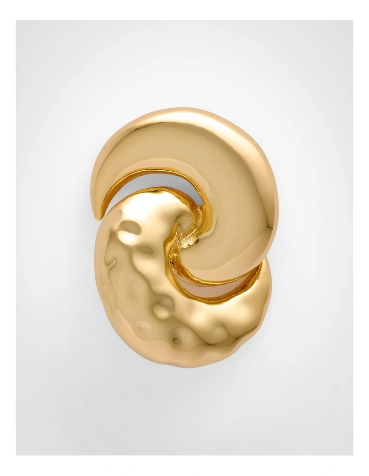 Matilda Earrings in Gold image 3