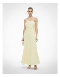 Tuck Bodice Maxi Dress in Lemonade