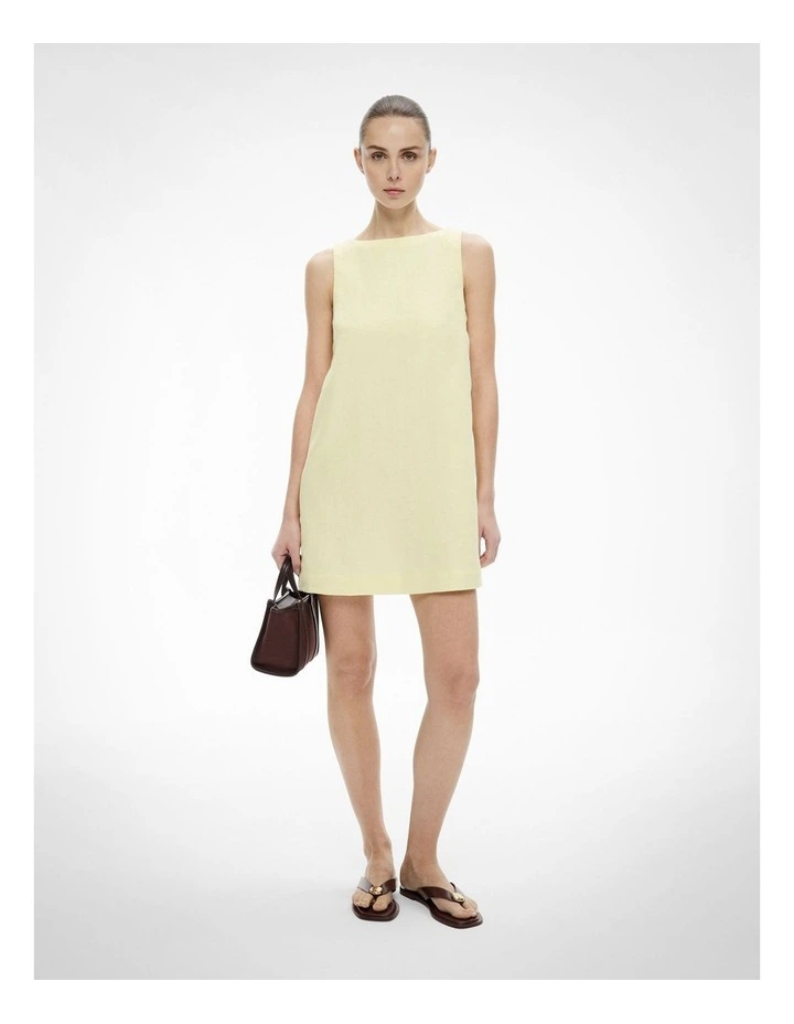 Button Side Dress in Lemonade image 1