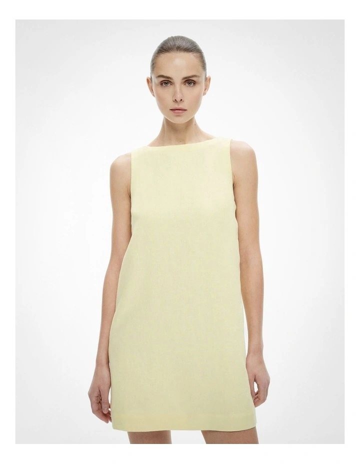 Button Side Dress in Lemonade image 2