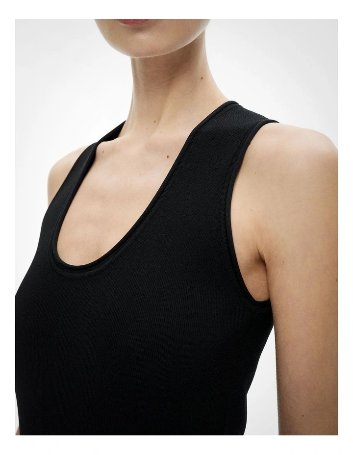 Compact Bodysuit in Black image 3