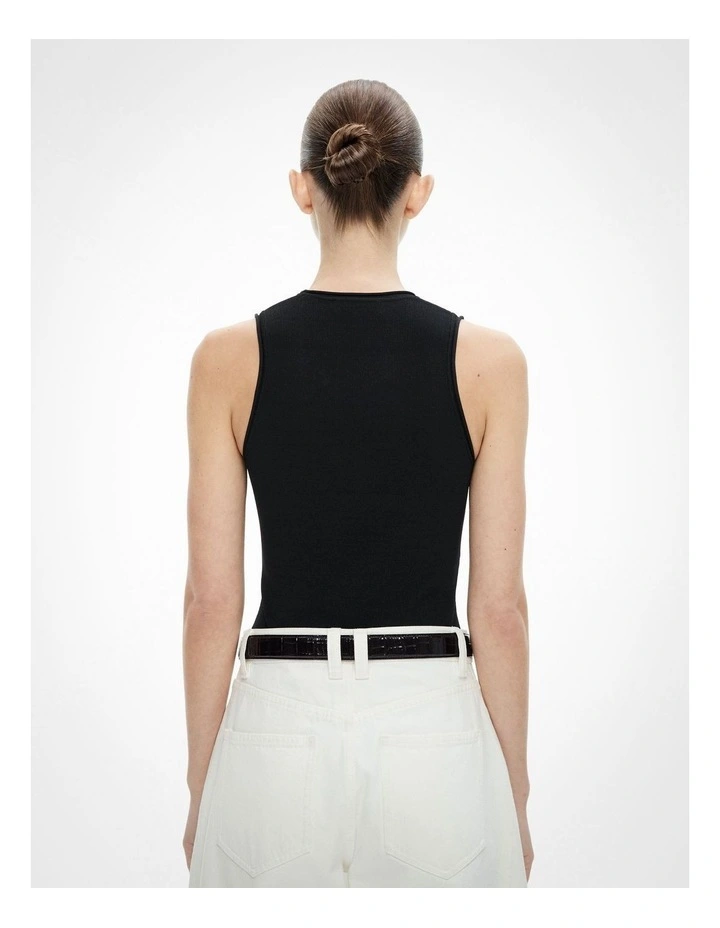 Compact Bodysuit in Black image 5