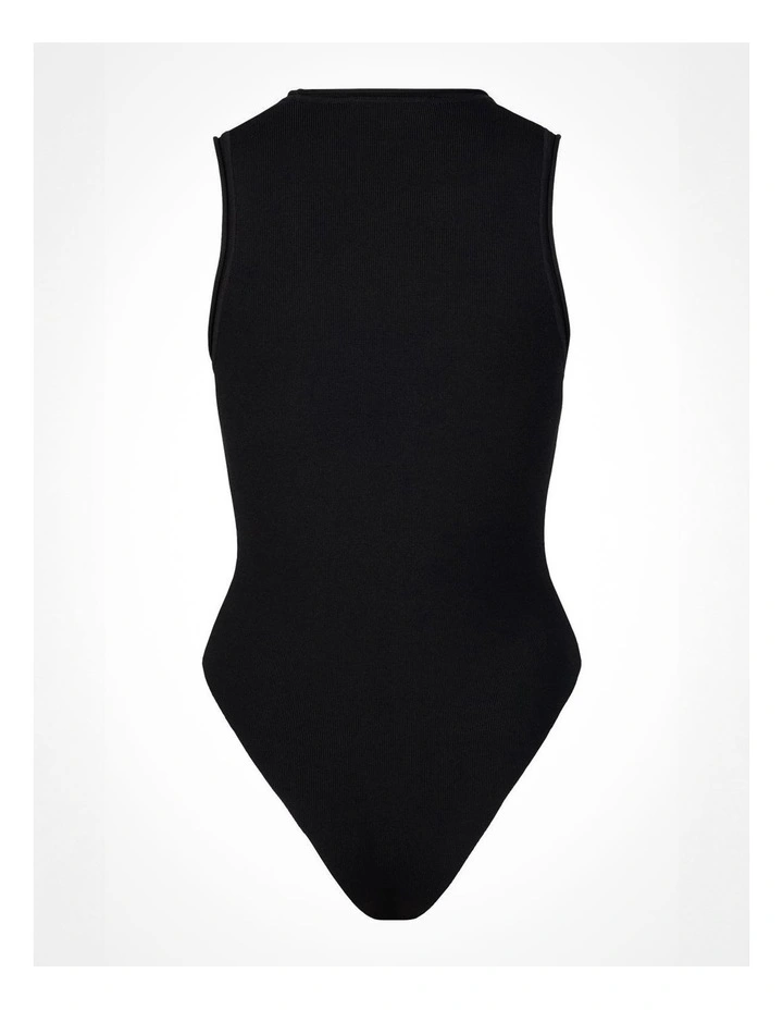 Compact Bodysuit in Black image 7