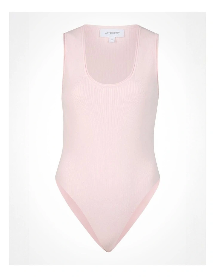 Compact Bodysuit in Baby Pink image 5
