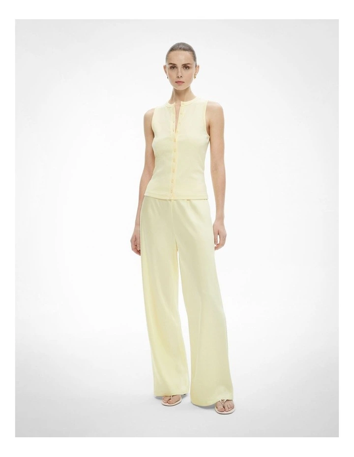 Bias Pull On Pants in Lemonade image 3