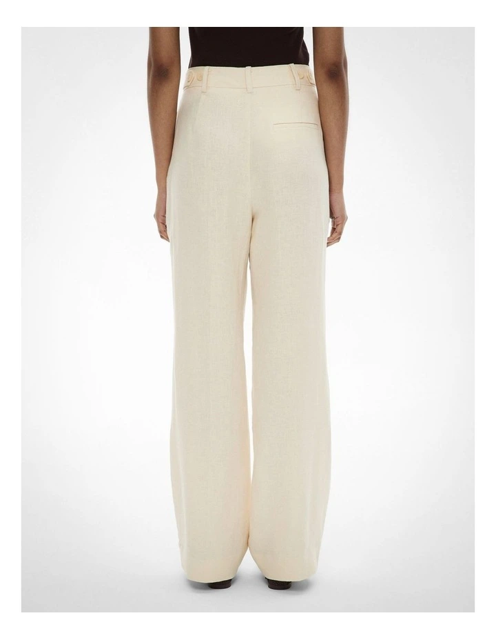 Slim Leg Stitch Pants in Lemon Butter image 5