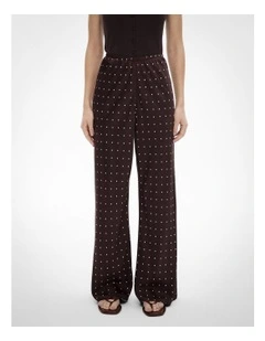 Bias Pull On Pants in Espresso Spot