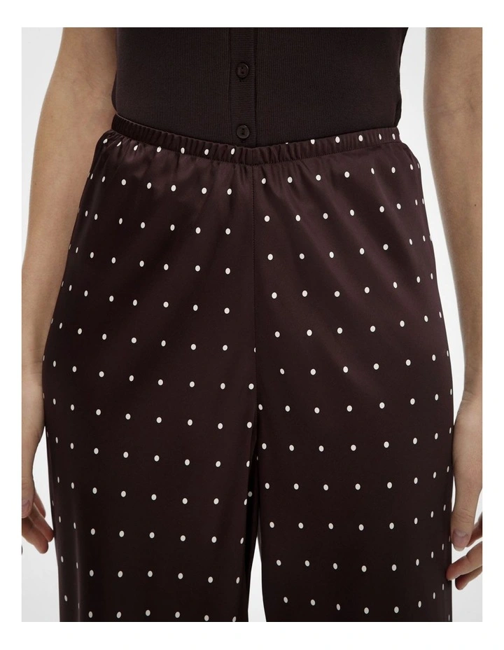 Bias Pull On Pants in Espresso Spot image 3