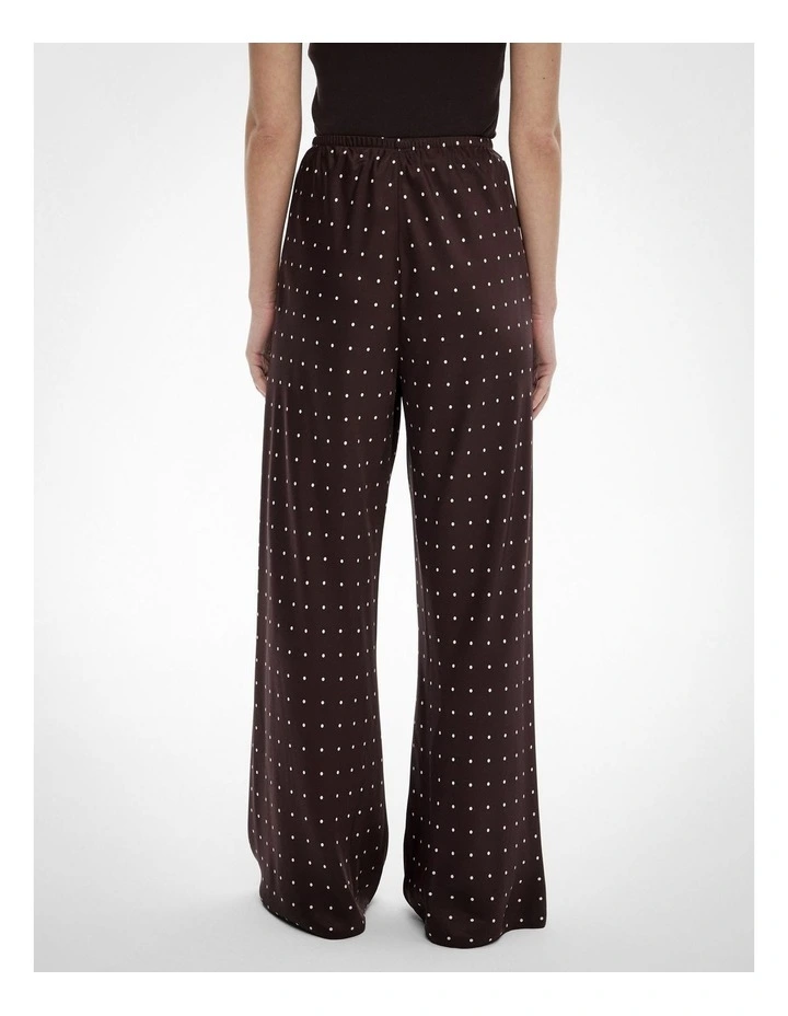 Bias Pull On Pants in Espresso Spot image 4