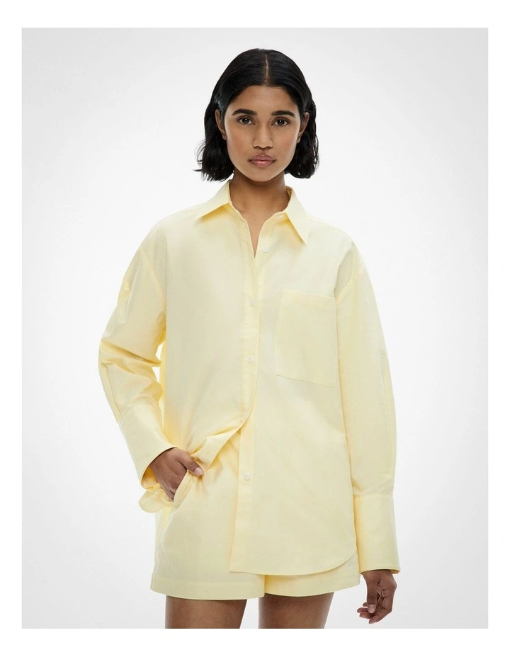 Cotton Oxford Shirt in Lemonade image 1