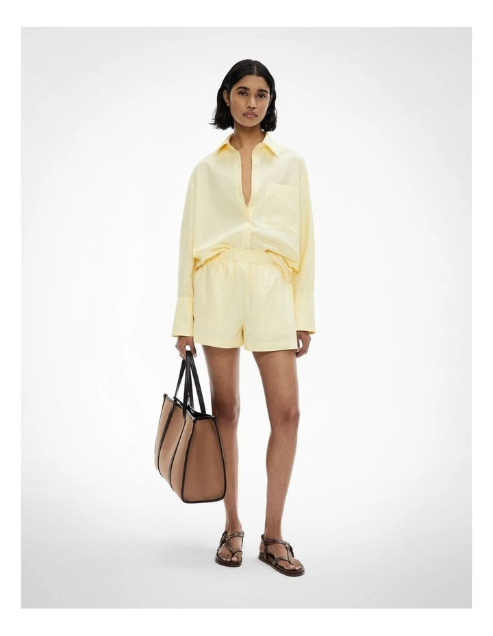 Cotton Oxford Shirt in Lemonade image 2