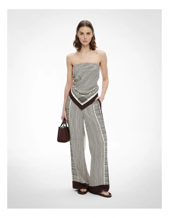 Scarf Top in Print image 3