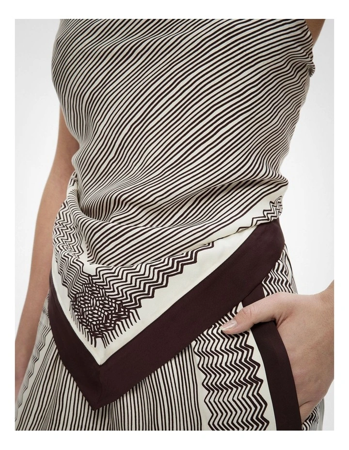 Scarf Top in Print image 4