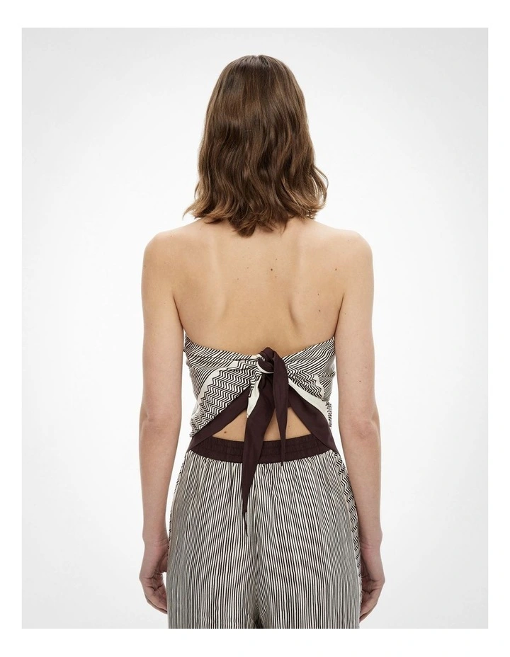 Scarf Top in Print image 6