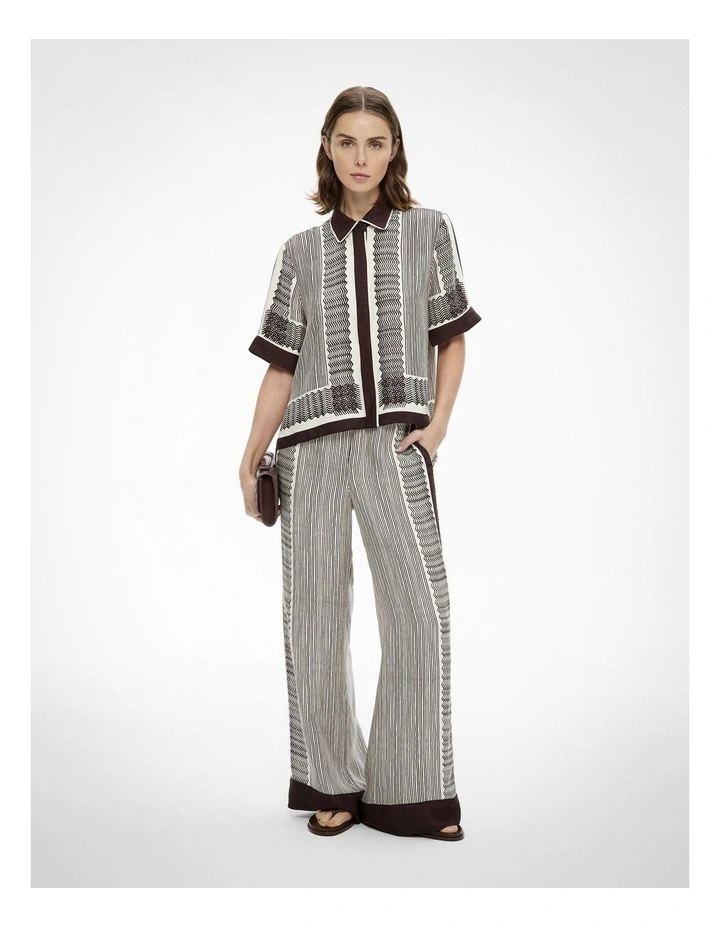 Shirt in Scarf Print image 2