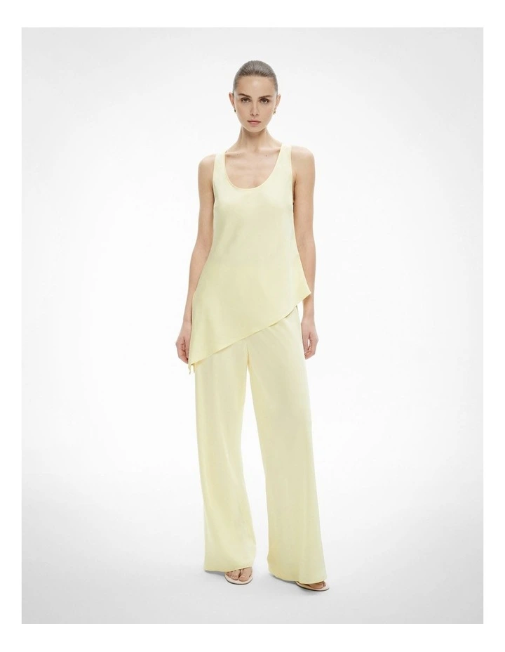 Asymmetrical Scoop Tank Top in Lemonade image 3