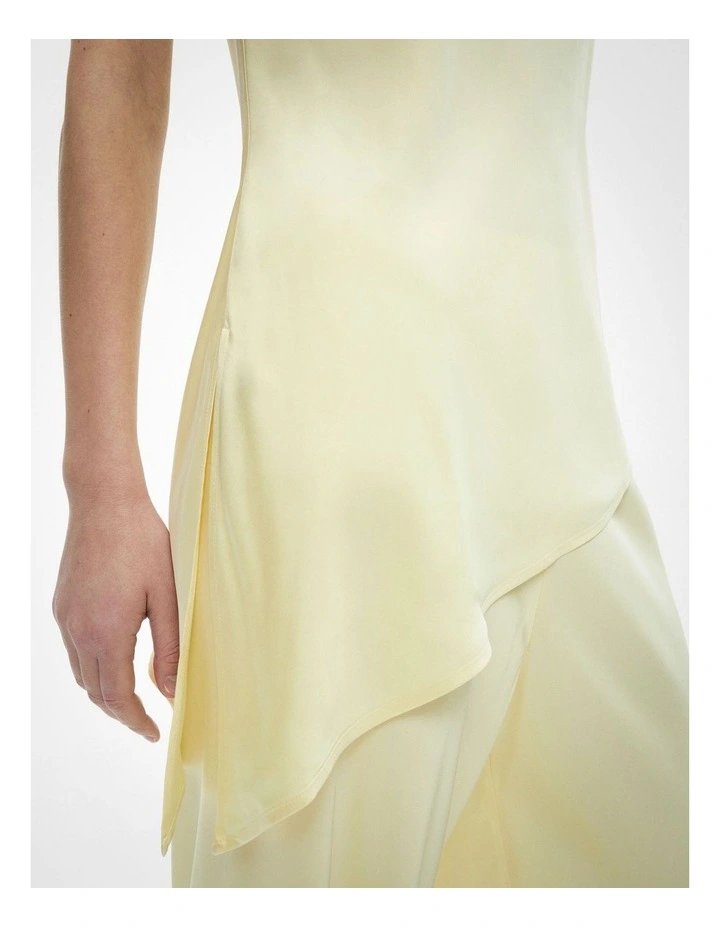Asymmetrical Scoop Tank Top in Lemonade image 4