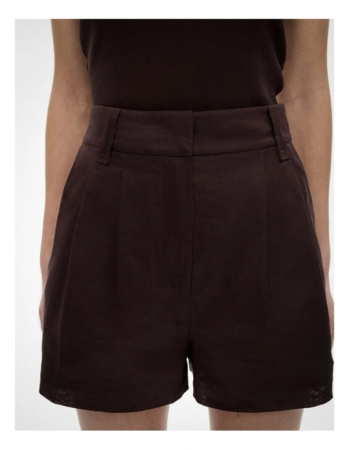 Tailored Shorts in Espresso image 3