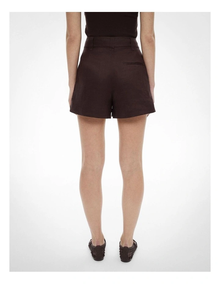 Tailored Shorts in Espresso image 5