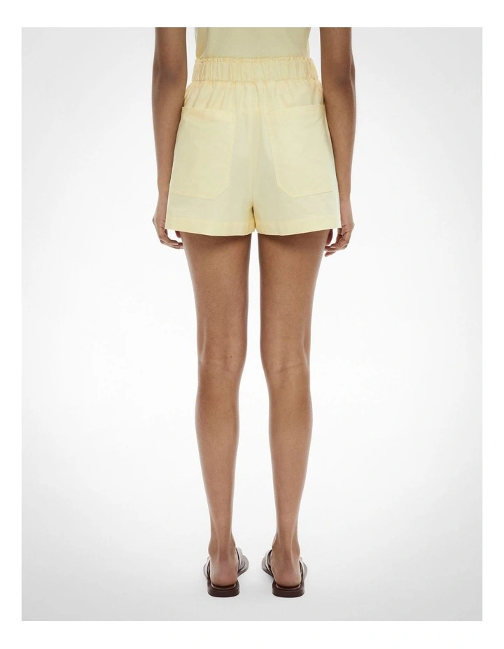 Cotton Oxford Shorts in Lemonade image 4
