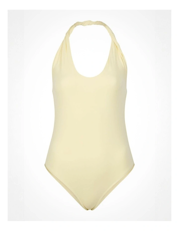 Jersey Twist Bodysuit in Lemonade image 6
