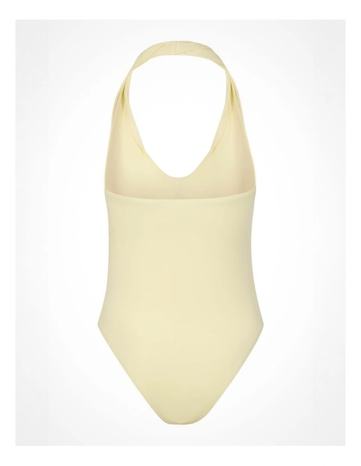 Jersey Twist Bodysuit in Lemonade image 7