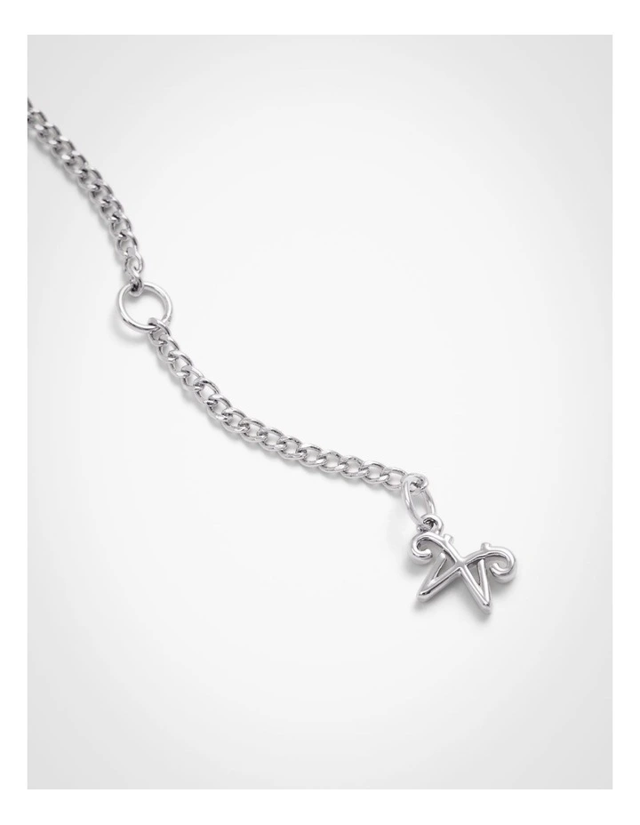 Mandy Lariat Necklace in Silver image 4
