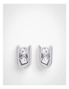 Nora Stud Earrings in Silver