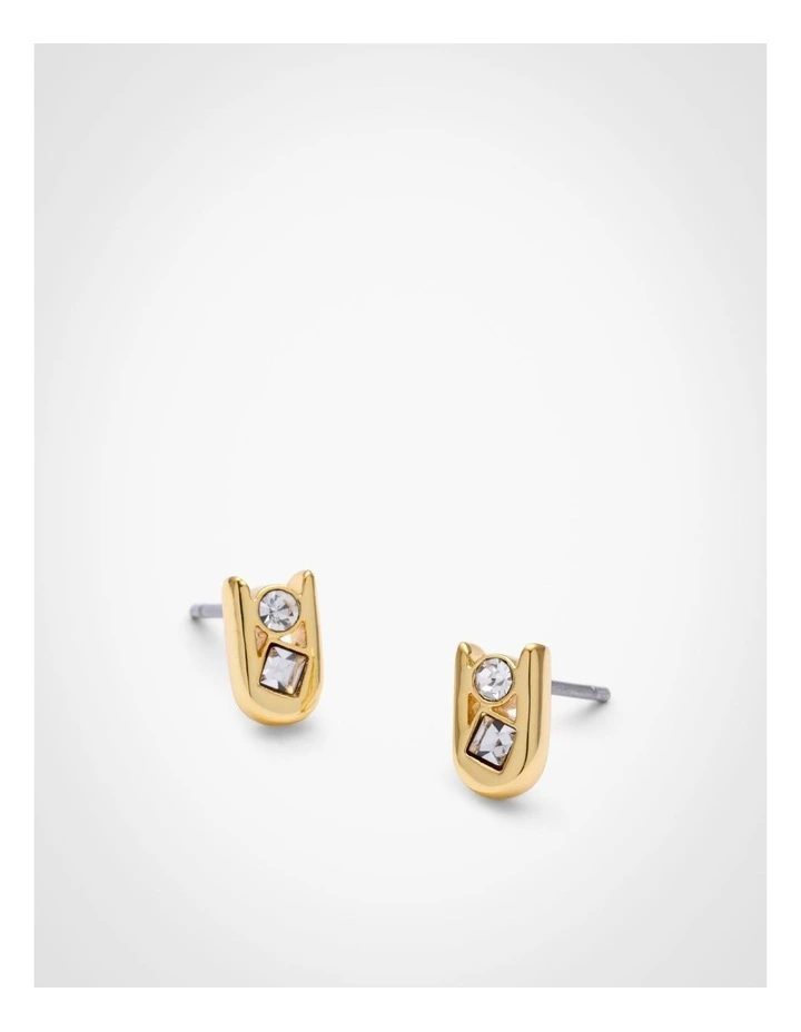 Nora Stud Earrings in Gold image 4