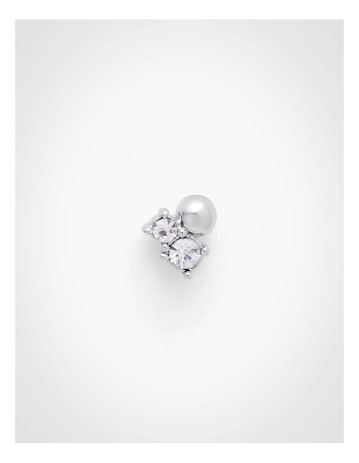 Willa Stud Earrings in Silver image 3