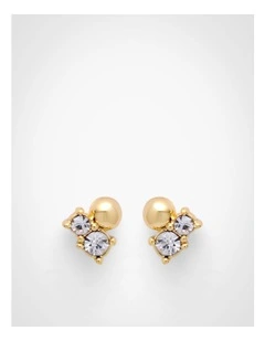 Willa Stud Earrings in Gold