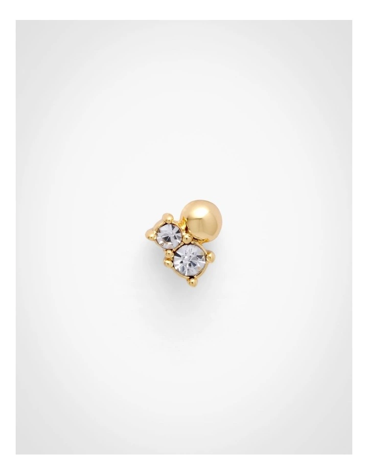 Willa Stud Earrings in Gold image 3
