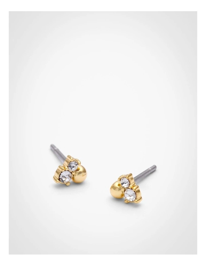 Willa Stud Earrings in Gold image 4