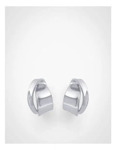Romi Hoop Earrings in Silver