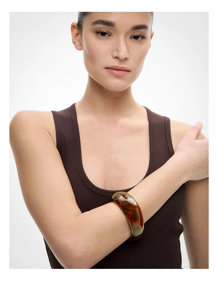 Fallon Bangle in Espresso image 2