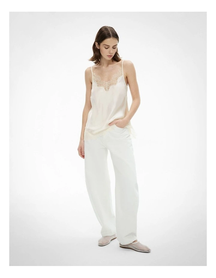 Mindy Mesh Flats in Fresh White image 2