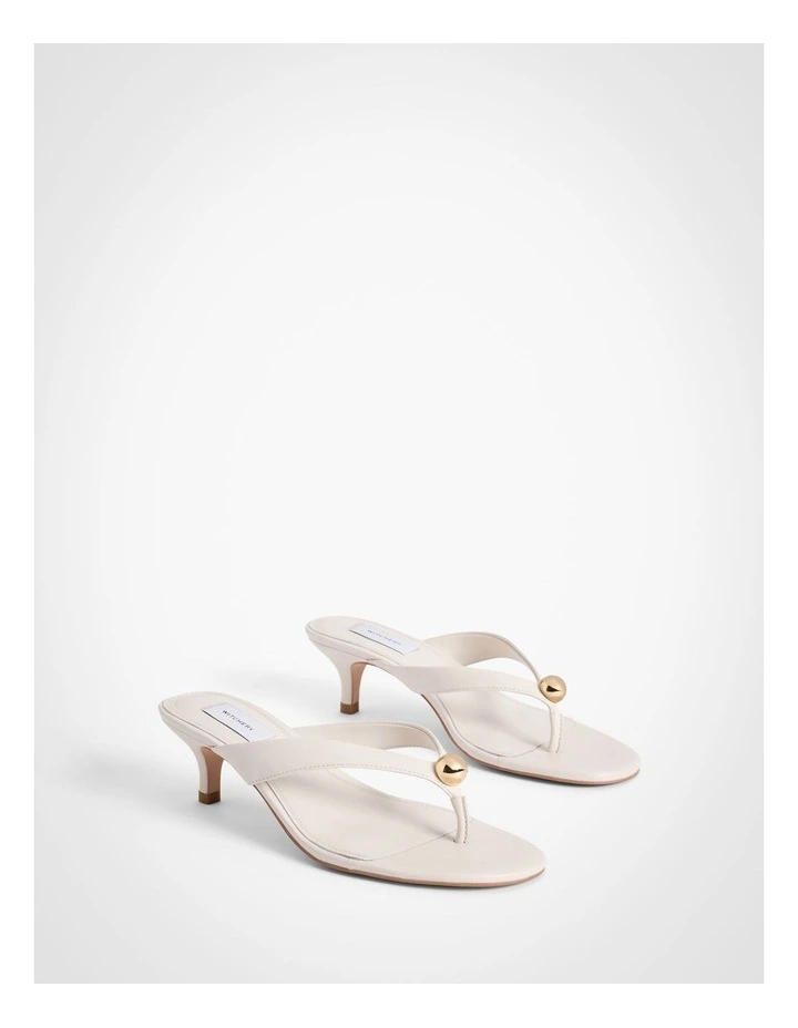 Nina Heels in Chalk image 3