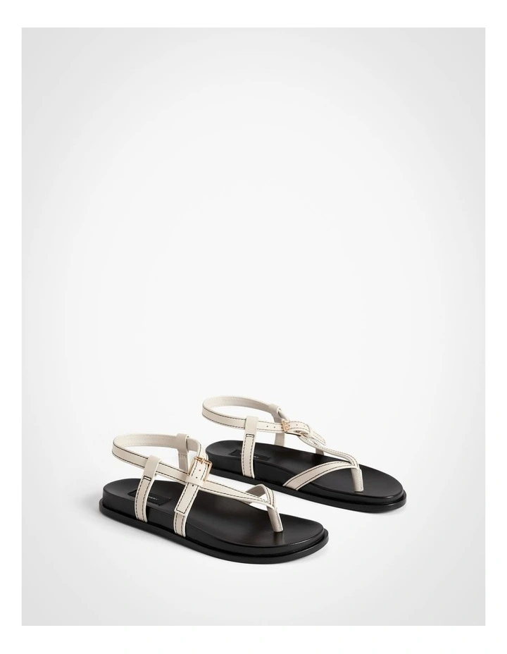 Bella Sandals in Chalk image 3