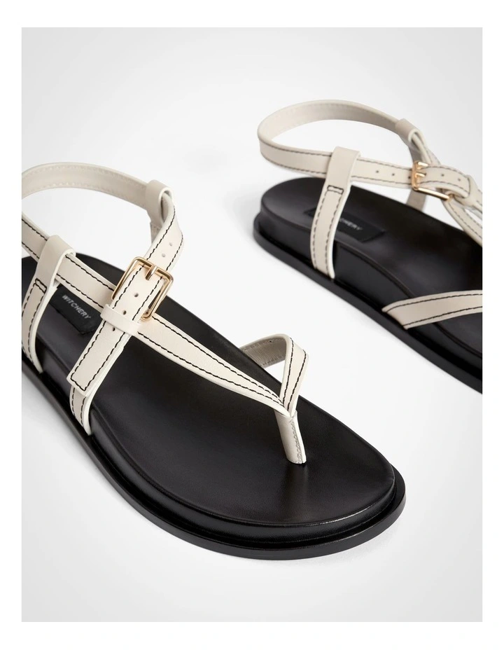 Bella Sandals in Chalk image 4