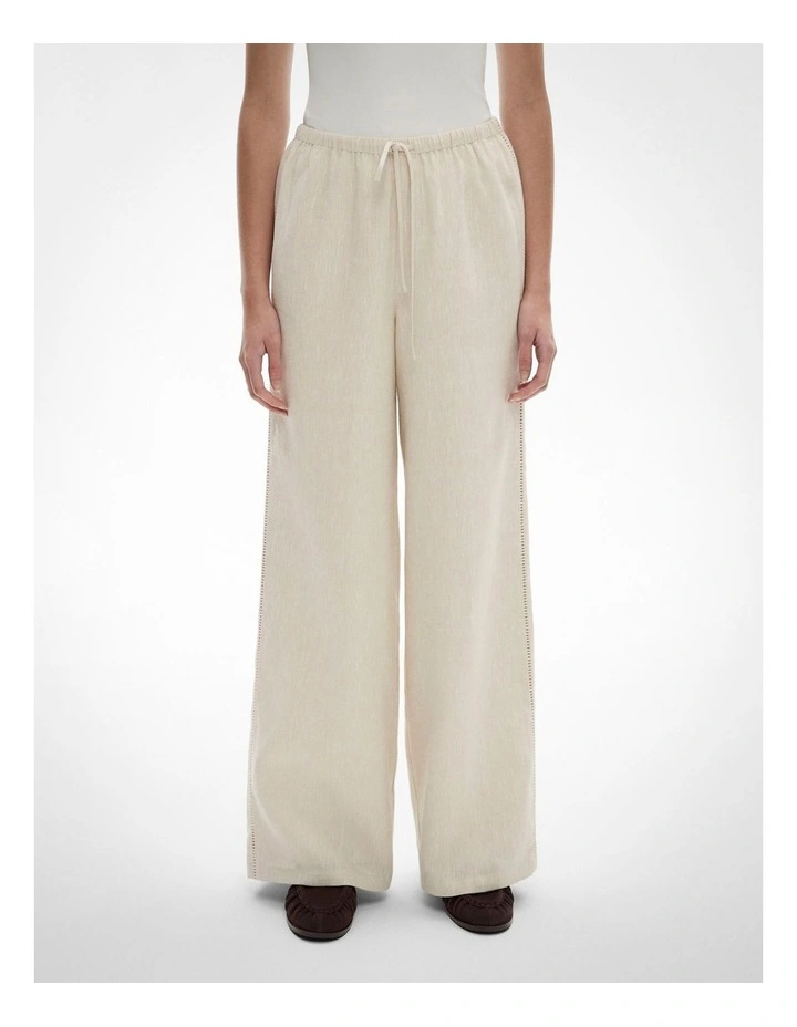 Stitch Detail Pant in Stone Yd image 1