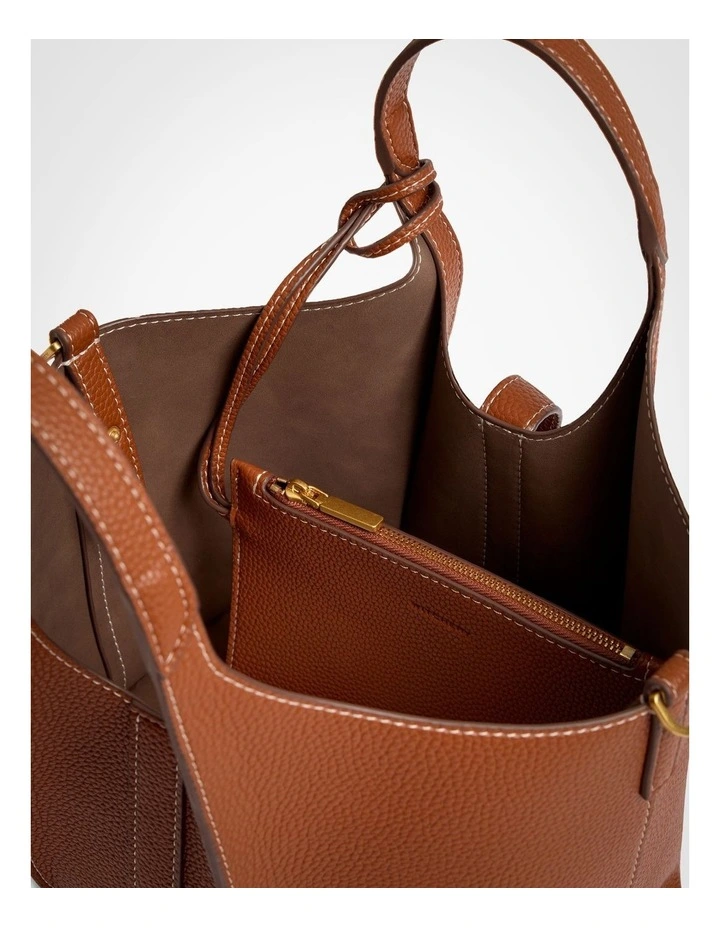 Yasmin Mini Bag in Cognac image 4