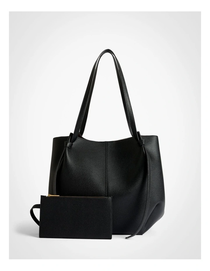 Blair Tote Bag in Black image 6