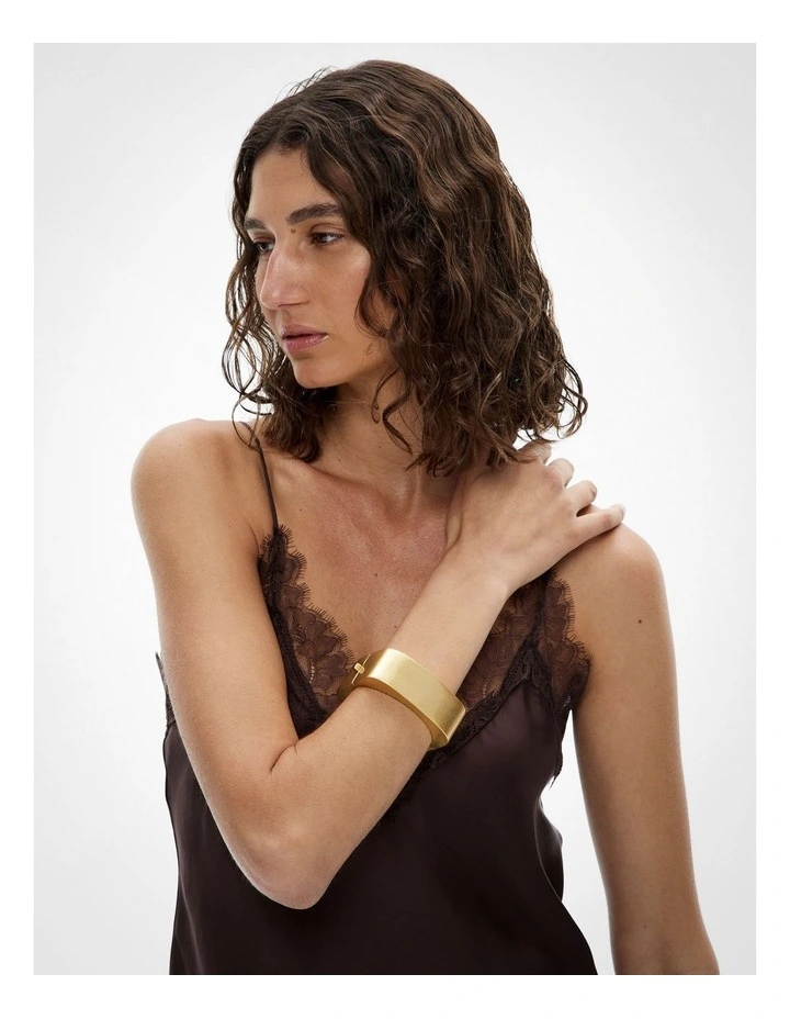 Xanthe Cuff in Satin Gold image 2