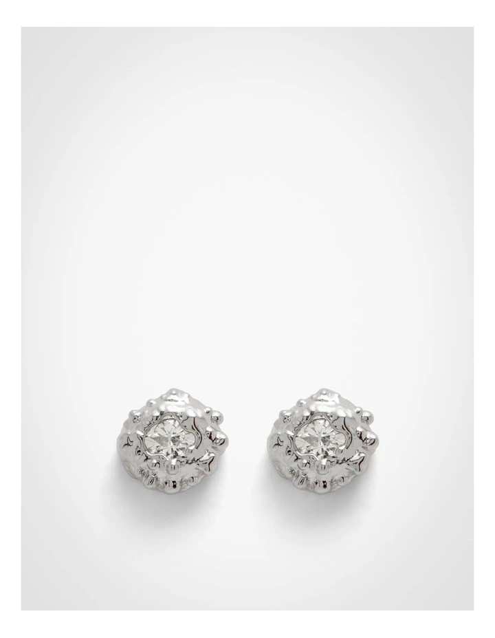 Clea Stud Earrings in Silver image 1