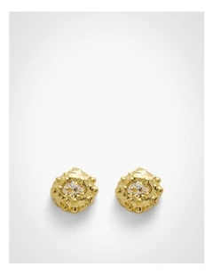 Clea Stud Earrings in Gold