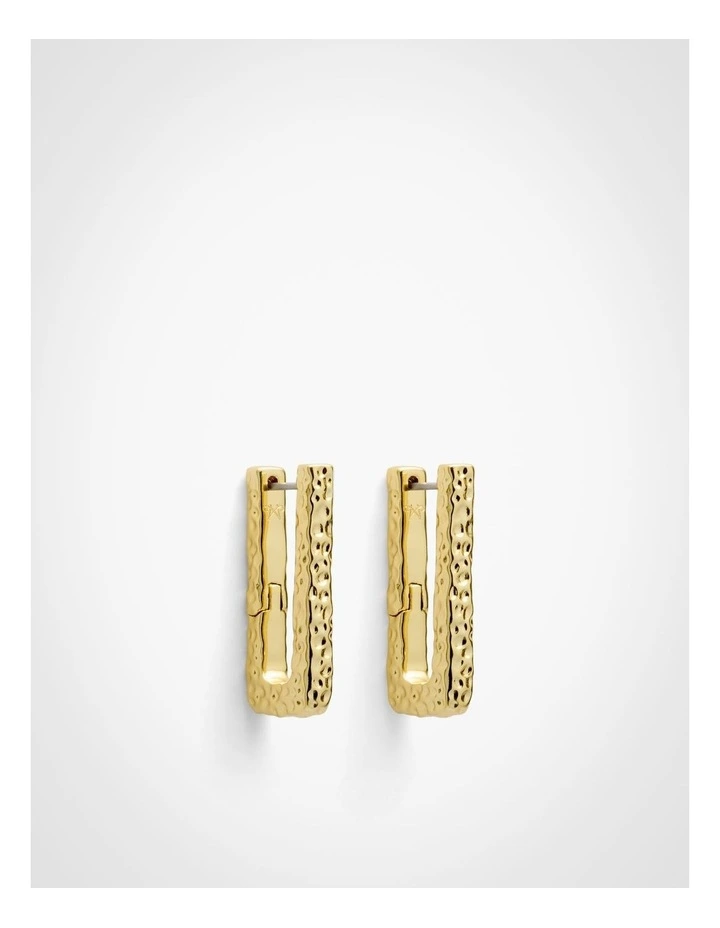 Sage Hoop Earrings in Gold image 1